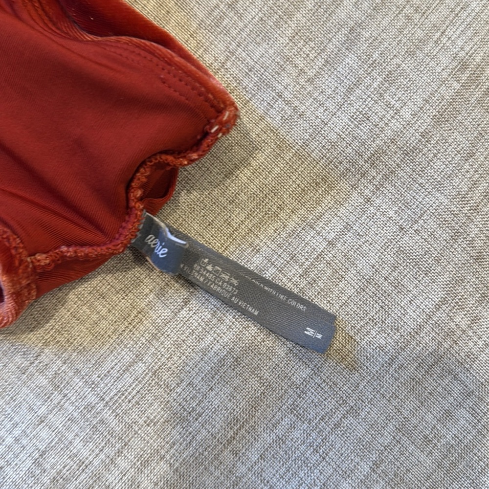 Aerie scoop velvet‎ bralette wireless size Medium - Picture 6 of 9